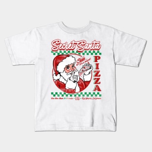 Secret Santa Pizza Kids T-Shirt